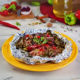 Foil Wrapped Meat
